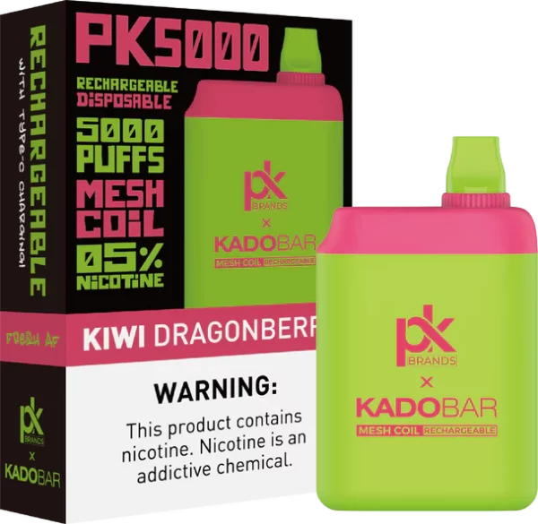 Kiwi Dragon Berry – KadoBar PK5000 – 5000 Puffs