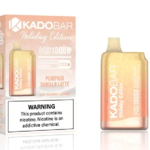 Pumpkin vanilla latte – Kado Bar 10000 Puffs