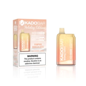 Pumpkin vanilla latte – Kado Bar 10000 Puffs