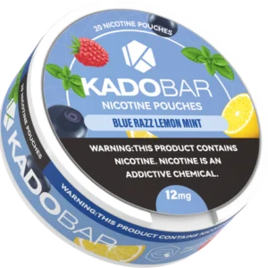 Blue Razz Melon Mint – Kado Bar Nicotine Pouches - 12MG