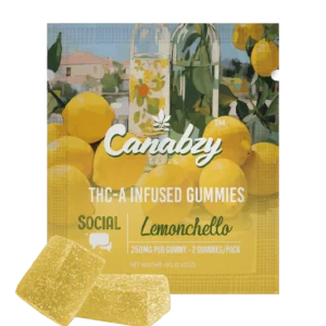 Canabzy THC-A Infused Gummies 500mg - Lemonchello