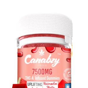 Canabzy THC-A Infused Gummies 7500mg – Watermelon Mojito