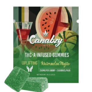 Canabzy THC-A Infused Gummies 500mg – Watermelon Mojito