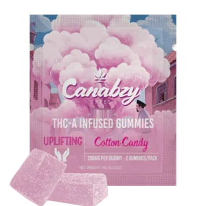 Canabzy THC-A Infused Gummies 500mg - Cotton Candy