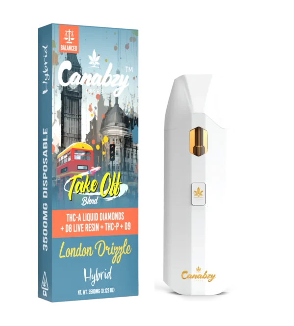 Canabzy THC-A 3500MG Liquid Diamonds – London Drizzle (Hybrid)