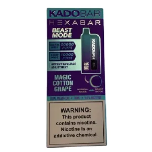 Magic Cotton Grape – Hexa X Kado Bar 20000 Puffs