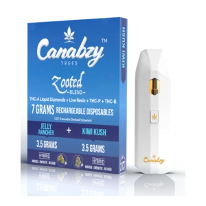 Canabzy Disposable – Zooted Blend – Jelly Rancher + Kiwi Kush