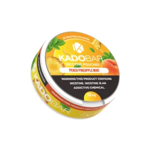 Peach Pineapple Mint – Kado Bar Nicotine Pouches – 12MG