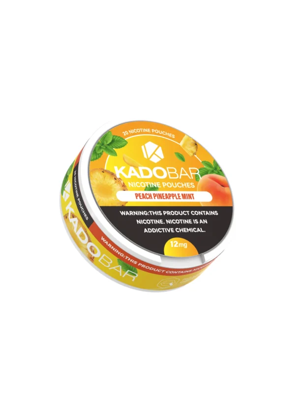 Peach Pineapple Mint – Kado Bar Nicotine Pouches – 12MG