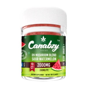 Canabzy Gummies Sour Watermelon