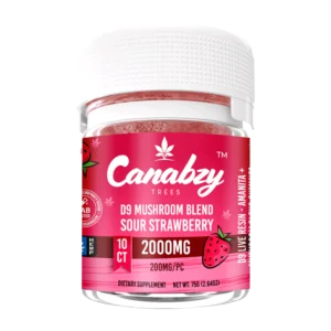 Canabzy Gummies Sour Strawberry