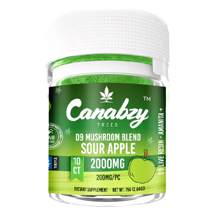 Canabzy Gummies Sour Apple