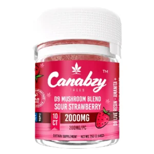 Canabzy Gummies Sour Strawberry