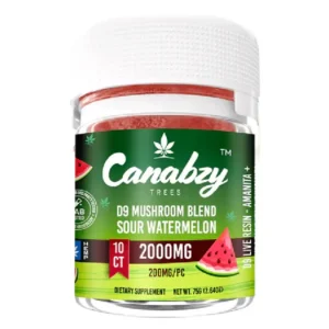 Canabzy Gummies Sour Watermelon