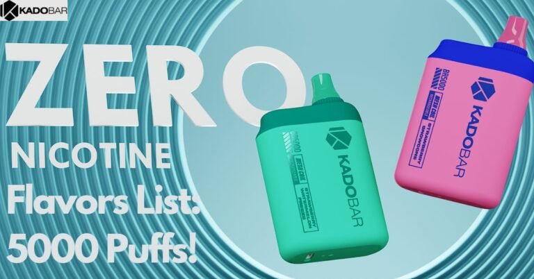 Vape Near Me Kado Bar 0 Nicotine Flavors List: 5000 Puffs! - KadoBar Kado  Bar Flavor Chart