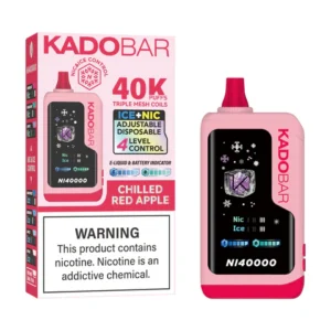 Kado Bar NI40K Chilled Red Apple  - Ice+Nic Control Vape