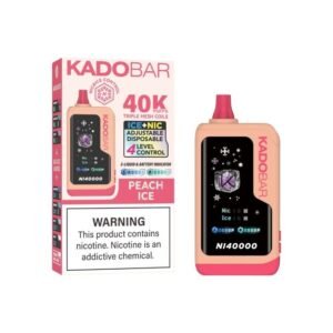 Kado Bar NI40K Peach Ice - Ice+Nic Control Vape