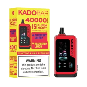Kado Bar x Adjust Blueberry Cherry + Raspberry Lemon NI40K Disposable