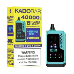 Kado Bar x Adjust Mentoos Mint + Lemonade NI40K Disposable