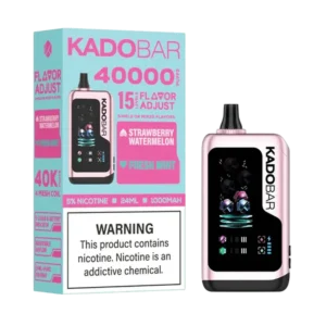 Kado Bar x Adjust Strawberry Watermelon + Fresh Mint NI40K Disposable