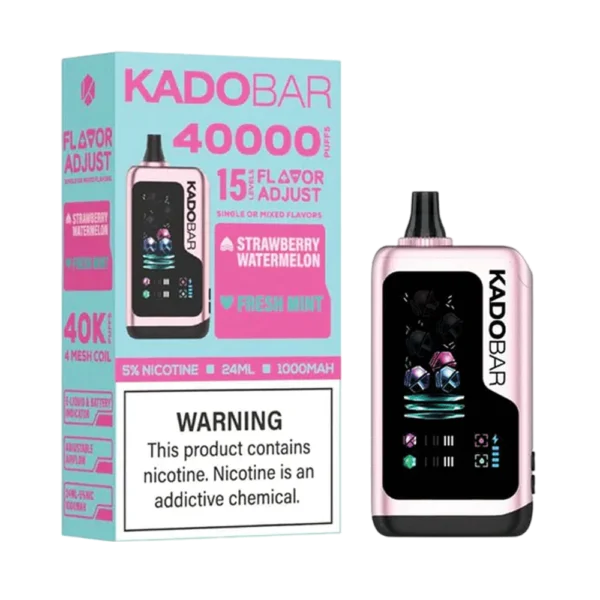 Kado Bar x Adjust Strawberry Watermelon + Fresh Mint NI40K Disposable
