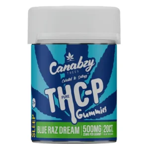 Blue Razz Dream Canabzy THC-P Gummies 500mg 20ct/jar