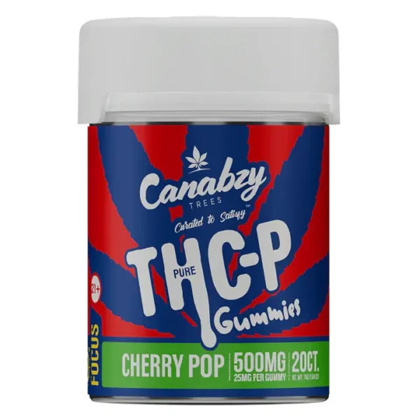 Cherry Pop Canabzy THC-P Gummies 500mg 20ct/jar