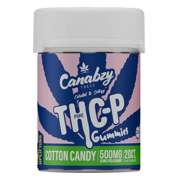 Cotton Candy Canabzy THC-P Gummies 500mg 20ct/jar