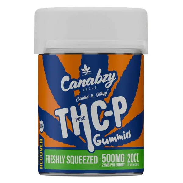 Freshly Squeezed Canabzy THC-P Gummies 500mg 20ct/jar
