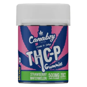 Strawberry Watermelon Canabzy THC-P Gummies 500mg 20ct/jar