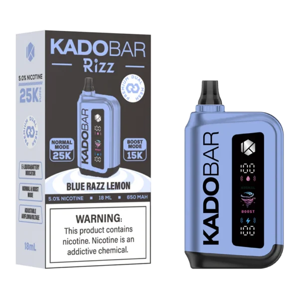 Kado Bar Rizz Blue Razz lemon