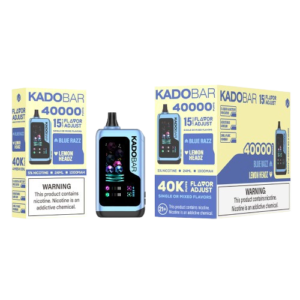 Kado Bar x Adjust Blue Razz + Lemon Headz NI40K Disposable