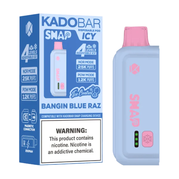 Bangin Blue Razz Kado Bar Snap