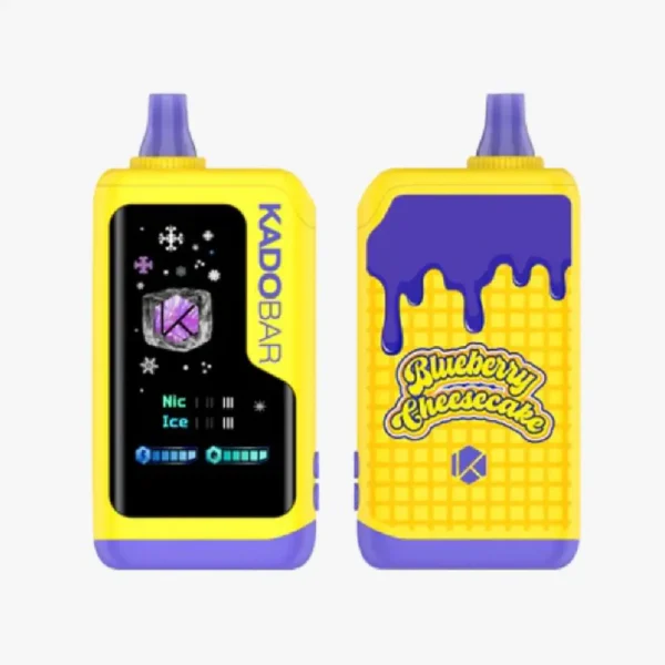 Blueberry Cheesecake Kado Bar NI40K Ice + Nic Control Vape
