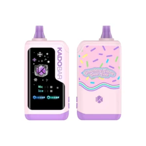 Strawberry Cream Snow Cone Kado Bar NI40K Ice + Nic Control Vape