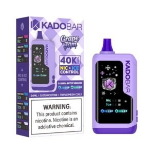 Grape Jam Kado Bar NI40K Ice+ Nic Control
