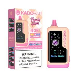 Peach Jam Kado Bar NI40K Ice+ Nic Control