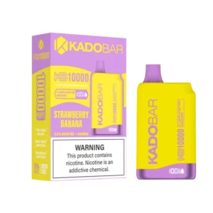 Strawberry Banana Kado Bar Zero Nicotine KB10000 Disposable Vape