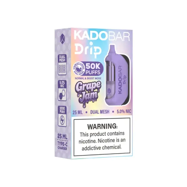 Grape Jam Kado Bar Drip 50K Disposable Vape 1 Grape Jam Kado Bar Drip 50K