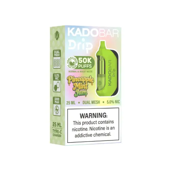 Pineapple Mint Jam-Kado Bar Drip 50K Disposable Vape 1 Pineapple Mint Jam Kado Bar Drip 50K