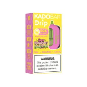 Sour Raspberry Blackcurrant Kado Bar Drip 50K