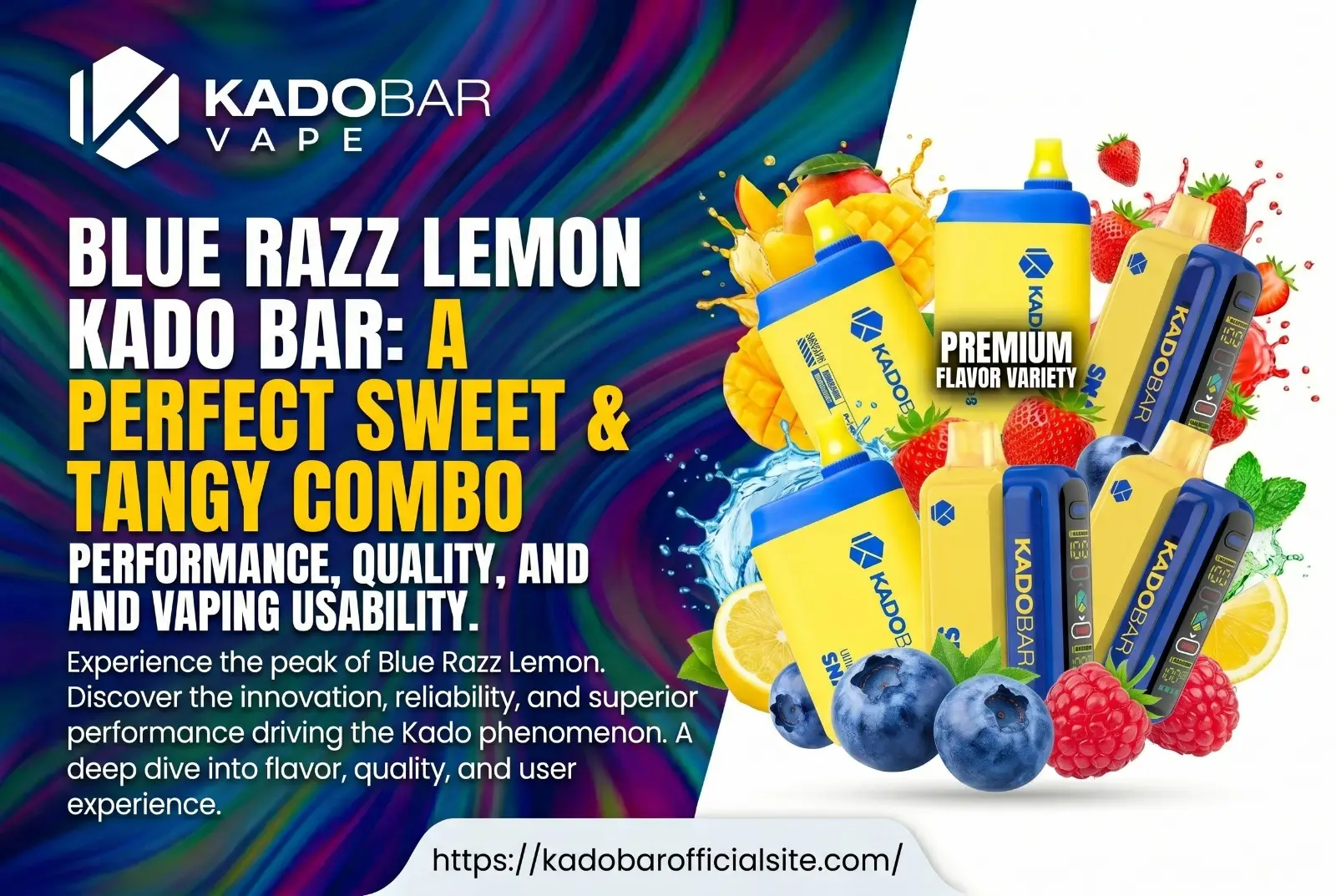 blue razz lemon kado