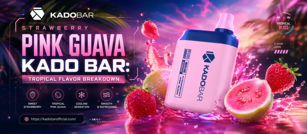 Strawberry Pink Guava Kado Bar