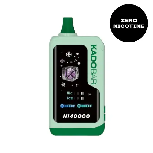 Simply Mint Kado Bar Ni40000 Zero Nicotine Disposable Vape 1 Simply Mint Kado Bar Ni40000