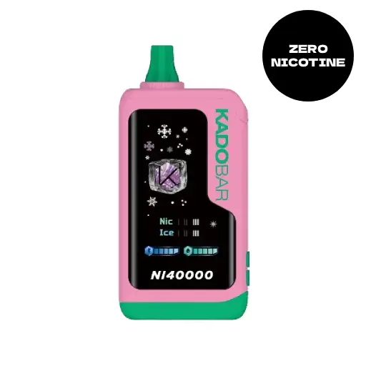Strawberry Watermelon Ice Kado Bar Ni40000 Zero Nicotine Disposable Vape 1 Strawberry Watermelon Ice Kado Bar Ni40000