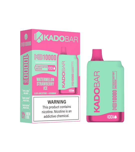 Watermelon Strawberry Ice Kado Bar 10000 Puffs 1 Watermelon Strawberry Ice Kado Bar 10000